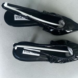 Steve Madden Glossy Black Heels